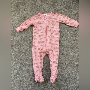 Pink Princess Baby Sleeper